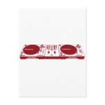Stanton DJ Setup - Disc Jockey Music DJing Deck Post Card