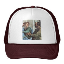Stanza Della Signatura In The Vatican For Pope Jul Mesh Hat