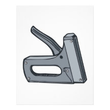 Staple Gun Personalized Letterhead