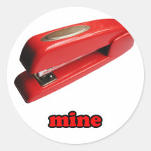 Stapler Mine Stickers