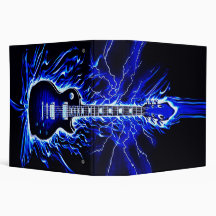 Star Burst Blue Avery Binder
