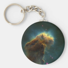 Star Burst Cloud Key Chain
