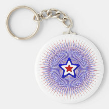 Star Burst Keychain