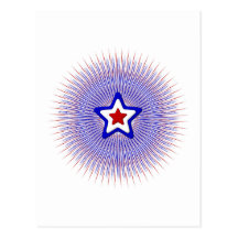 Star Burst Postcard