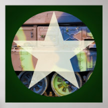 star camouflage poster