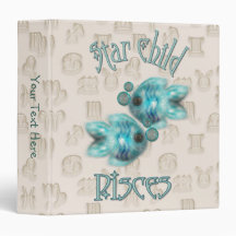 Star Child - Pisces Fish Keepsake Album Vinyl Binder
