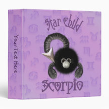 Star Child - Scorpio Keepsake Album Vinyl Binders