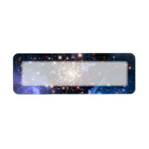 Star Cluster NGC 3603 (Hubble) Return Address Labels