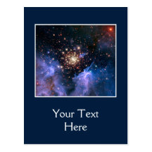 Star Cluster NGC 3603 (Hubble) Postcard