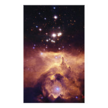 Star Cluster Pismis 24 in Emission Nebula NGC 6357 Photo Art