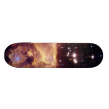 Star Cluster Pismis 24 in Emission Nebula NGC 6357 Custom Skate Board