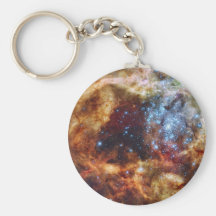 Star Cluster R136 Bursts Out Tarantula Nebula Keychain
