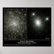 Star Clusters Hubble Telescope Photo Print