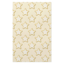 Star Cookies Pattern. Cream and Yellow. Flyer
