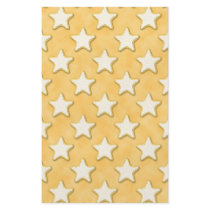 Star Cookies Pattern. Golden Yellow. Flyer