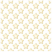 Star Cookies Pattern. On White. Cut Out