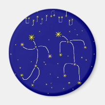 Star Dance Refrigerator Magnet