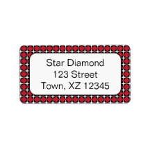 Star Diamonds Address Label