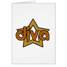 Star Diva Greeting Card