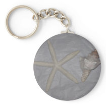 Star Fish and Seashell Keychains
