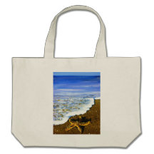 Star fish on the beach bags