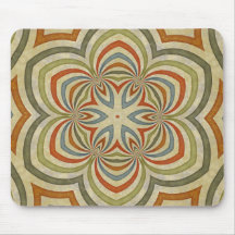 Star Flower Kaleidoscope Mandala Mousepads