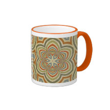 Star Flower Kaleidoscope Mandala Mug