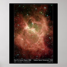 Star Formation Region DRS – Spitzer Telescope Posters