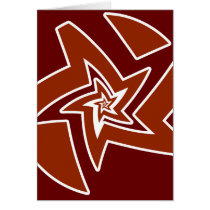 Star Fractal Greeting Card