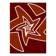Star Fractal Greeting Card