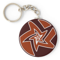 Star Fractal Key Chains