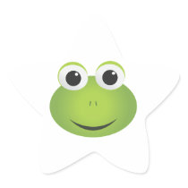 Star Frog Stickers