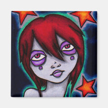 Star Gazer Art Magnet