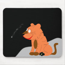Star gazing Tiger cub Mouse Mat