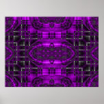 Star Maze Futuristic Fractals Print