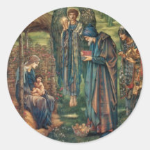Star of Bethlehem Round Sticker