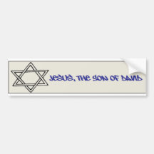 Star of David Bumper Sticker