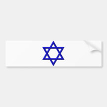 Star Of David Bumper Stickers