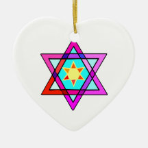 Star Of David Christmas Tree Ornaments