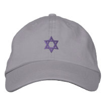 Star of David Embroidered Hat - Customized