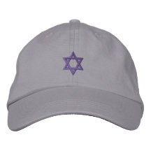 Star of David Embroidered Hat - Customized