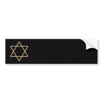 Star of David for Bar Mitzvah or Bat Mitzvah Bumper Sticker