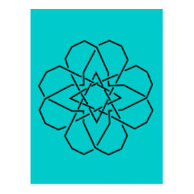Star of Hearts Postcard