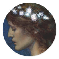 Star of Heaven by- Edward Robert Hughes Stickers