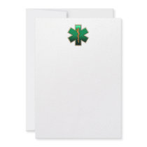 Star Of Life(Emerald) Personalized Announcement