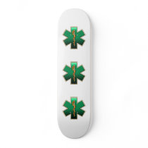 Star Of Life(Emerald) Skate Boards