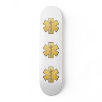 Star Of Life(Gold) Skateboard Deck