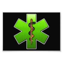 Star Of Life(Green) Photograph