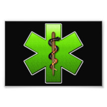 Star Of Life(Green) Photograph