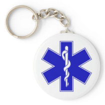 Star of Life Key Chain
